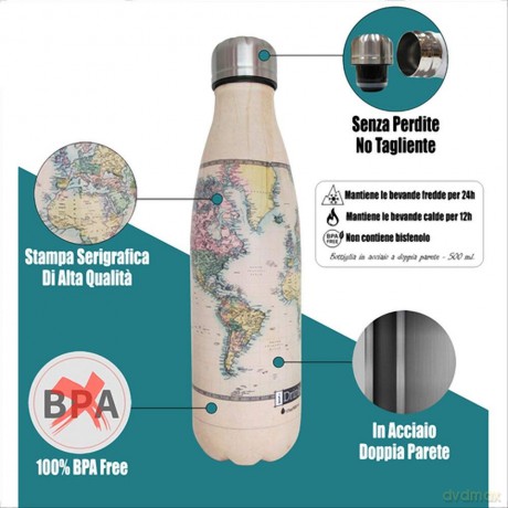 Thermal Bottle 500 ml - Light Blue (ID0013)
