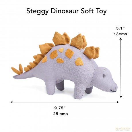 ThreadBear - Soft Toy Dinosaur - Steggy the Stegosaurus 25 cm - (TB4102)