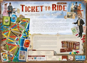 Ticket to Ride - Legacy - Legends of the West (DOW720036) [GRA PLANSZOWA]