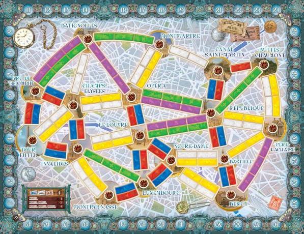 Ticket To Ride - Paris (ENG) (DOW720164) [GRA PLANSZOWA]