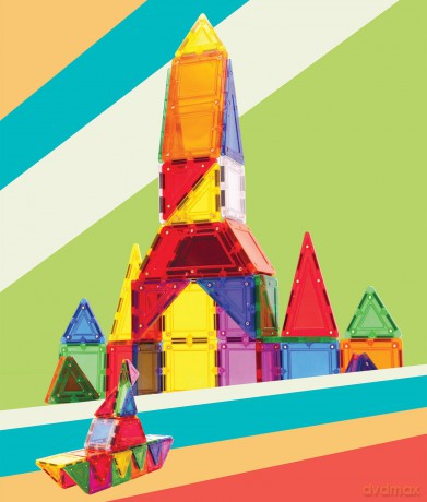 Tileblox - Rainbow 60 pcs set (912-1030005)