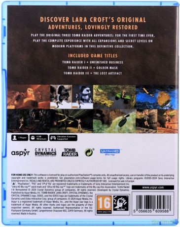 Tomb Raider I-III Remastered [GRA PS5]