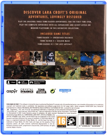 Tomb Raider I-III Remastered [GRA PS5]