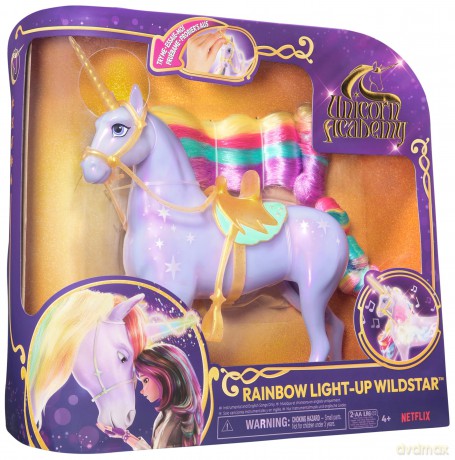 Unicorn Academy - Rainbow Light Up Wildstar 28 cm (6071157) [FIGURKA]