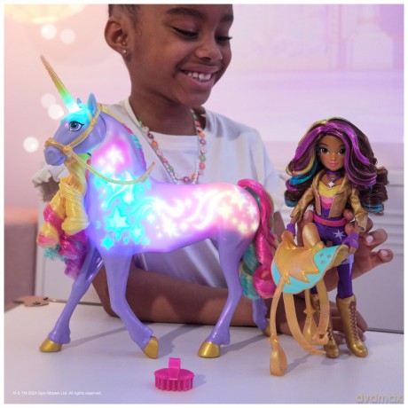 Unicorn Academy - Rainbow Light Up Wildstar 28 cm (6071157) [FIGURKA]