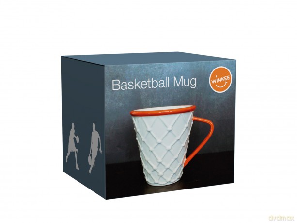 Winkee - Basketball Mug - Orange