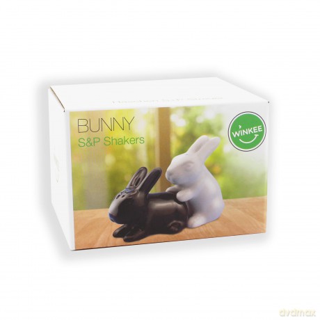 Solniczka i pieprzniczka Winkee - Bunny S+P Shakers - Salt and Pepper Dispenser