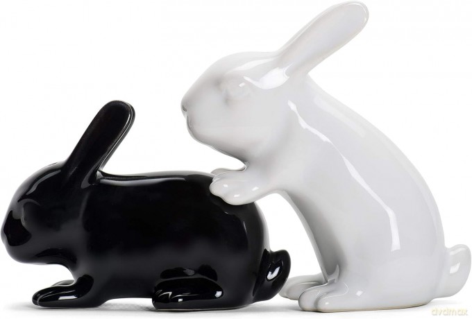 Solniczka i pieprzniczka Winkee - Bunny S+P Shakers - Salt and Pepper Dispenser