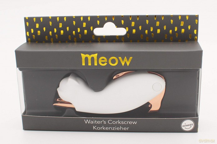 Winkee - Corkscrew Cat - White