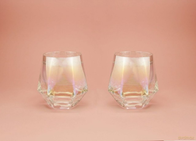 Winkee - Diamond Glasses Set of 2 - Glass