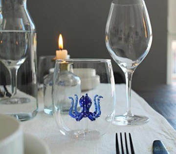 Winkee - Drinking Glasses - Handmade Octopus