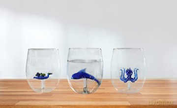Winkee - Drinking Glasses - Handmade Octopus