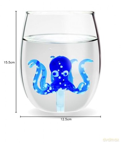 Winkee - Drinking Glasses - Handmade Octopus