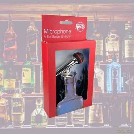 Winkee - Drinks Markers - Microphone Bottle Stop and Pourer
