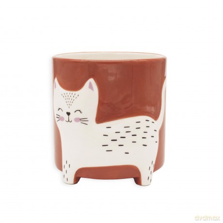 Winkee - Flower pot bowl - Flower pot cat - 13 cm