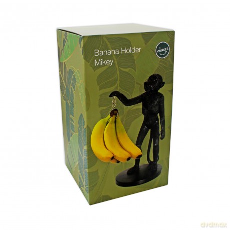 Winkee - Fruit holder - Monkey Banana holder - Black