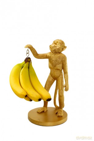 Winkee - Fruit holder - Monkey Banana holder - Gold