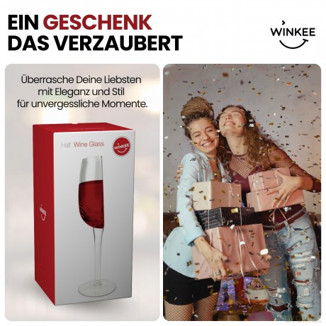 Winkee - Half Wine Glass - Wine Glass