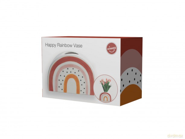 Winkee - Happy Rainbow Vase