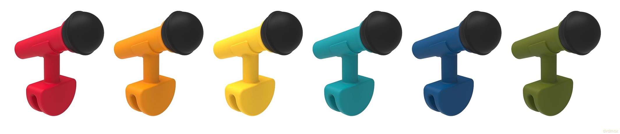 Winkee - Microphone Glass Marker Set of 6