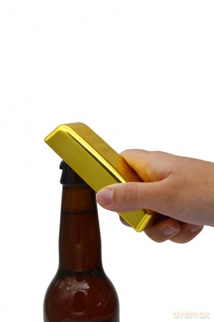 Winkee - Opener - Gold bullion bottle opener - Gold