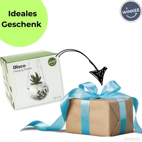 Winkee - Planter - Disco hanging planter - 10 cm