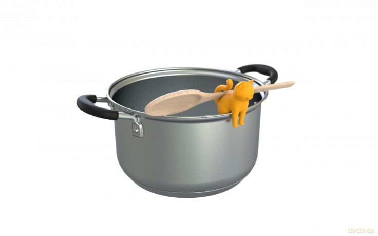 Winkee - Pot Lid Holder - Cat Steam Release