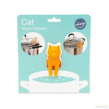 Winkee - Pot Lid Holder - Cat Steam Release