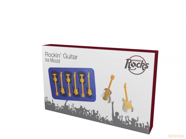 Winkee - Rockin' Guitar Ice Mold - Ice cube tray