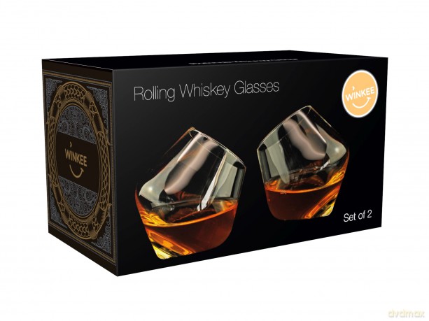 Winkee - Rolling Whiskey Glasses - Set of 2