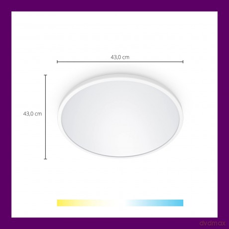 WiZ - Superslim Smart Ceiling Light - White