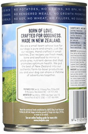Ziwipeak - Beef recipe, wet food 390 gr. - (zp032)