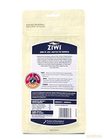 Ziwipeak - Chews dog beef weasand pouch 72 gr. - (zp097)