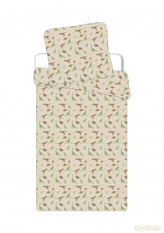 Bed linen - junior Size 100x140 - Dino (1000889)