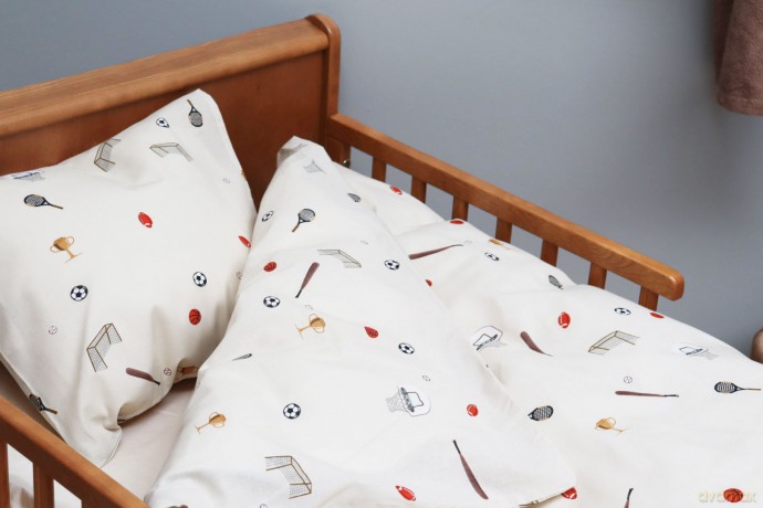 By Mats - Bed Linen Junior Size 100 x 140 cm - Fun Sports (MAT107)