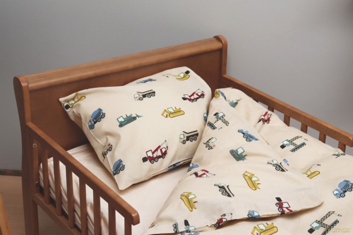 By Mats - Bed Linen Junior Size 100 x 140 cm - Working Machine (MAT145)