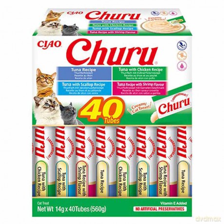 CHURU - Tuna/Seafood Varieties 40St - (798.5162)