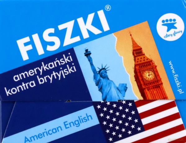 Angielski. Fiszki - Amerykanski vs.brytyjski [KSIĄŻKA]