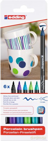 edding - Edding 4200 Porcelain Pens Cool Colors - (706792)