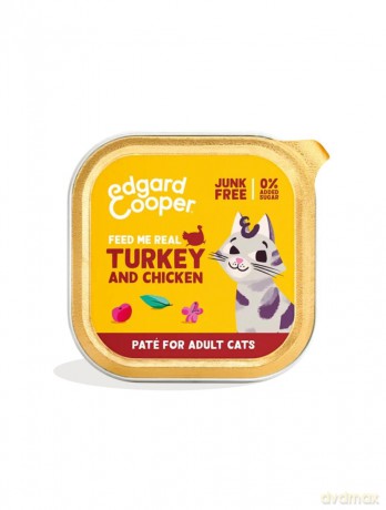 Edgard Cooper - Cat Adult Vetfood Pate Turkey/Chicken - 85g