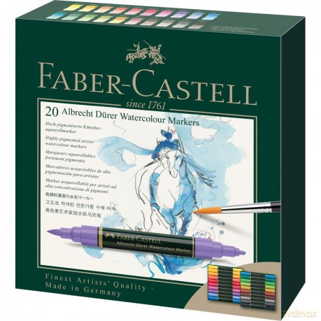Faber-Castell - Albrecht Dźrer Watercolour Marker, wallet of 20