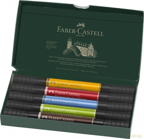 Faber-Castell - India ink PAP Dual Marker (5 pcs) (162005)