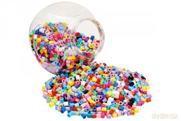 HAMA Maxi Beads - 2,000pcs stackable red bucket (8588)