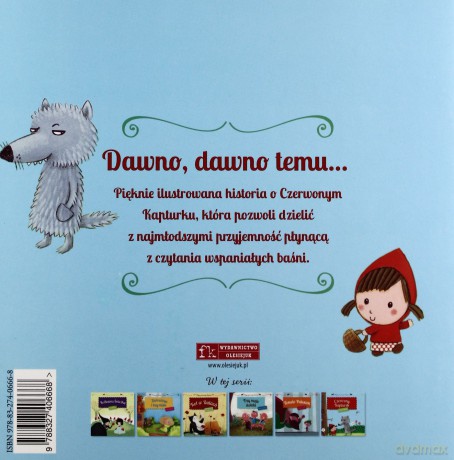 Czerwony Kapturek. Moje pierwsze baśnie [KSIĄŻKA]