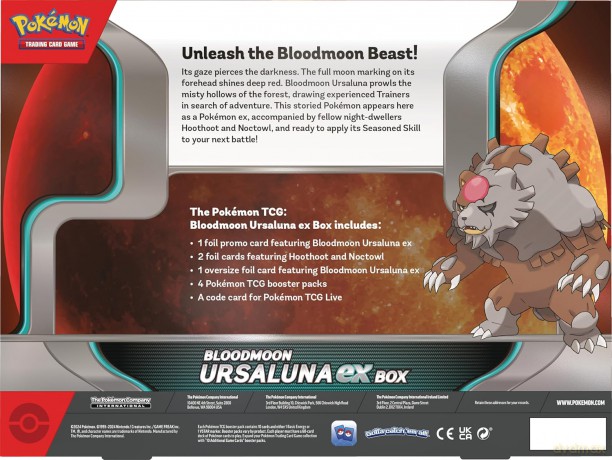 Pokemon - Bloodmoon Ursaluna EX Box (POK85881) [KARTY]