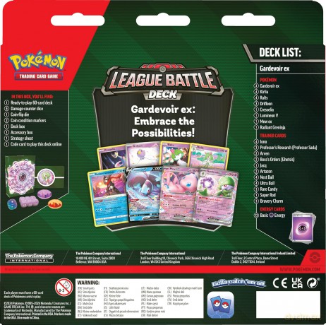 Pokemon - League Battle Deck - Gardevoir ex Box (290-85753) [KARTY]