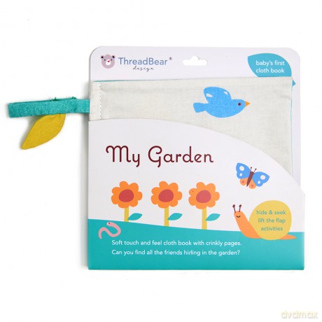 ThreadBear - Book - Baby Activity Book - My Garden - (TB4065) [KSIĄŻKA]