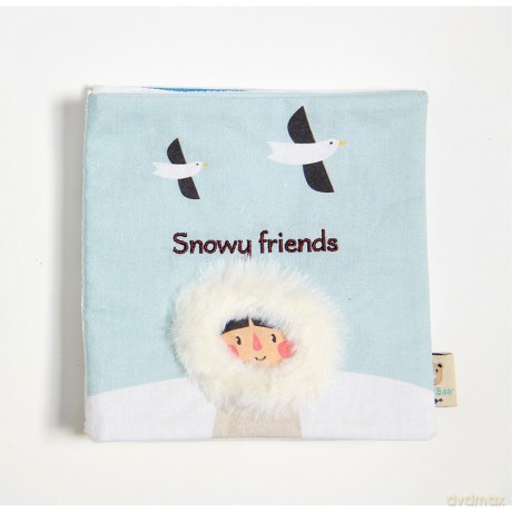 ThreadBear - Book - Baby Activity Book - Snowy Friends - (TB4082) [KSIĄŻKA]
