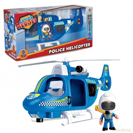 Action Heroes Police Helicopter