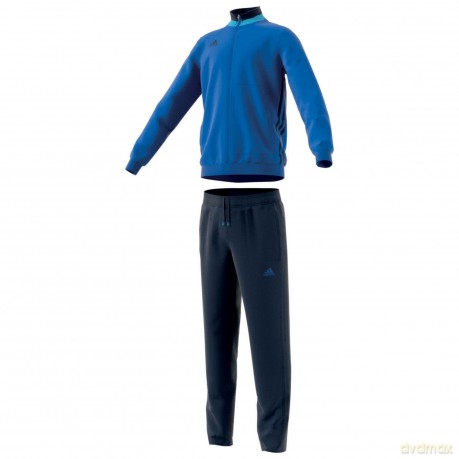 Adidas Condivo 16 PES Suit - Youth Tracksuit (7-8) (Royal/Navy/Cyan)